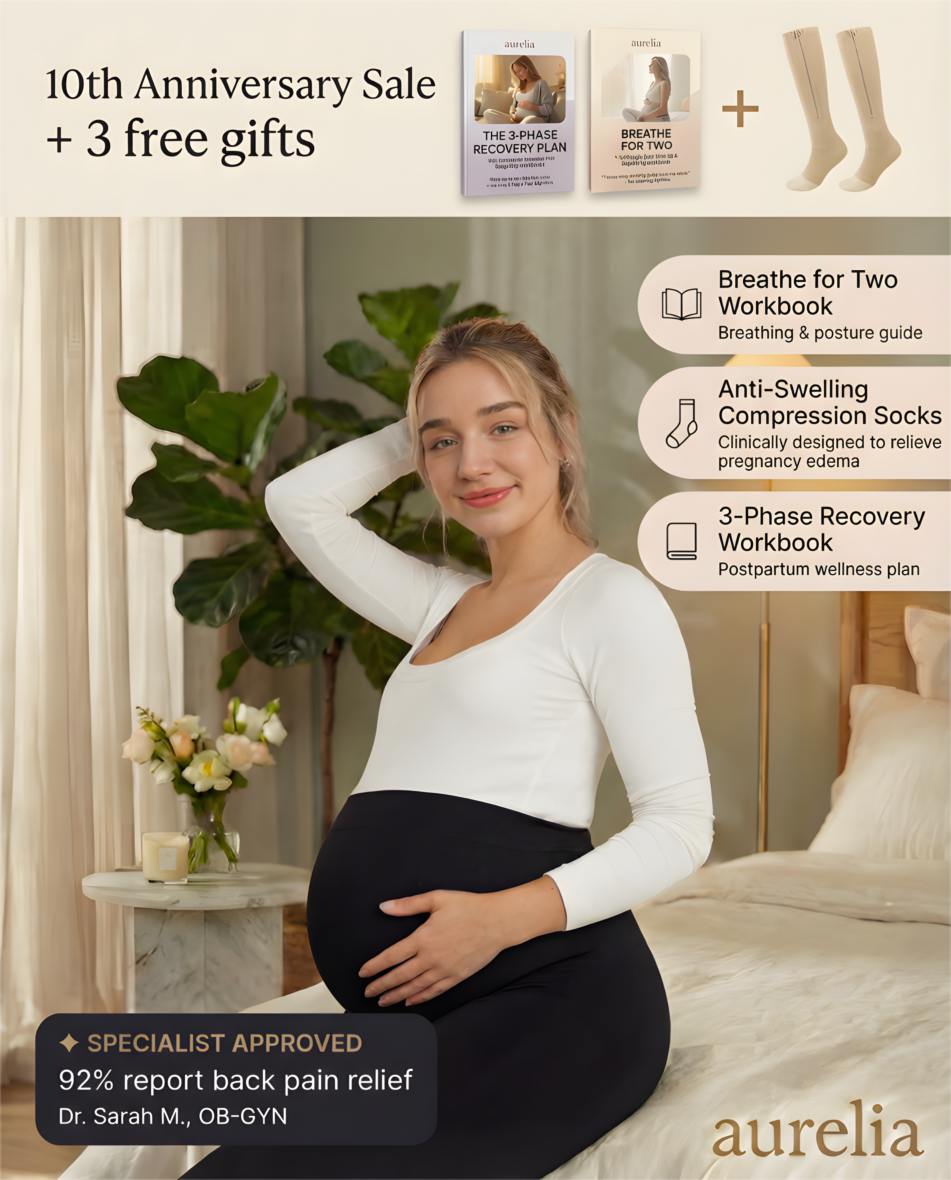 AURELIA Leggins  Maternity Triform 3-Phase